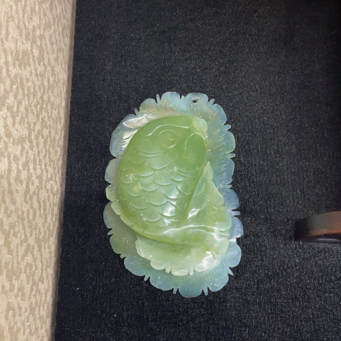 富***和蛇纹石玉未镶嵌摆件