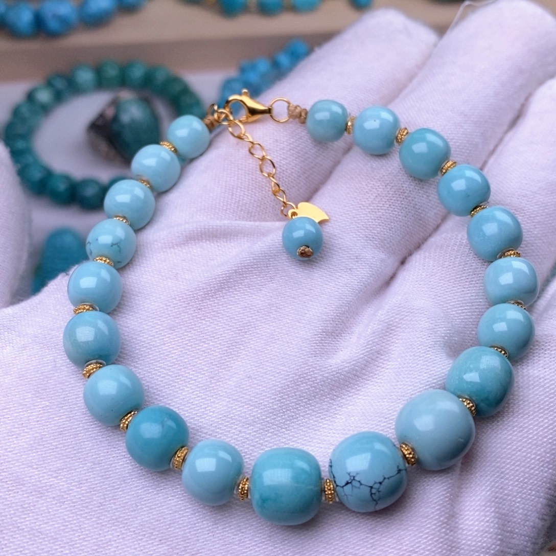 未镶嵌绿松石珠宝奇石