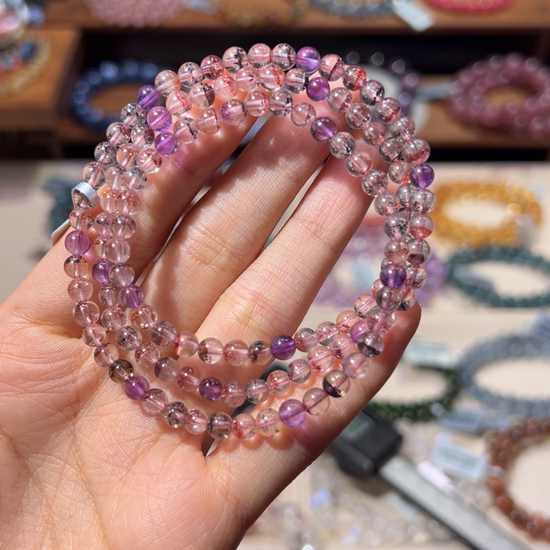 锦***忆未镶嵌水晶手串4.7m宠粉福利彩超七
