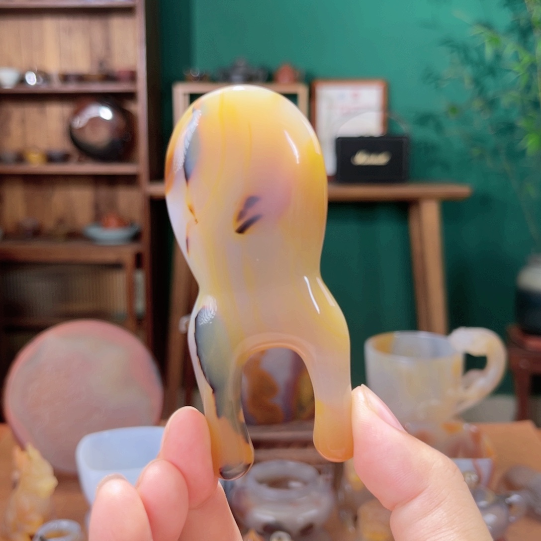 未镶嵌鼻刮玛瑙/玉髓
