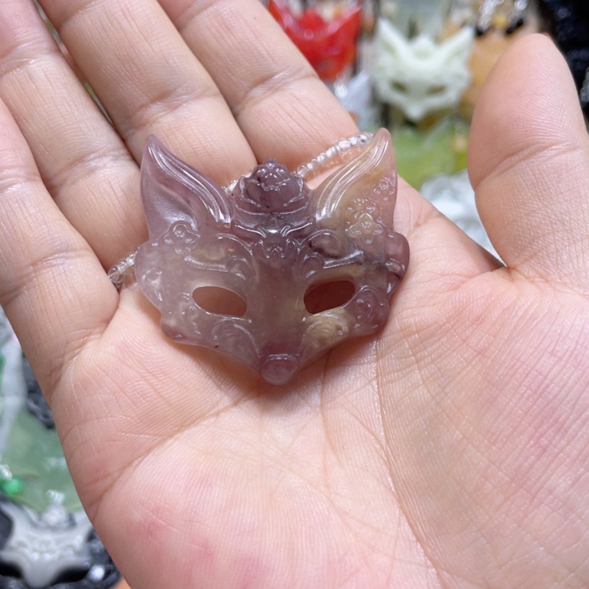 【闪购商品】岫玉未镶嵌颈饰发*?24吊坠