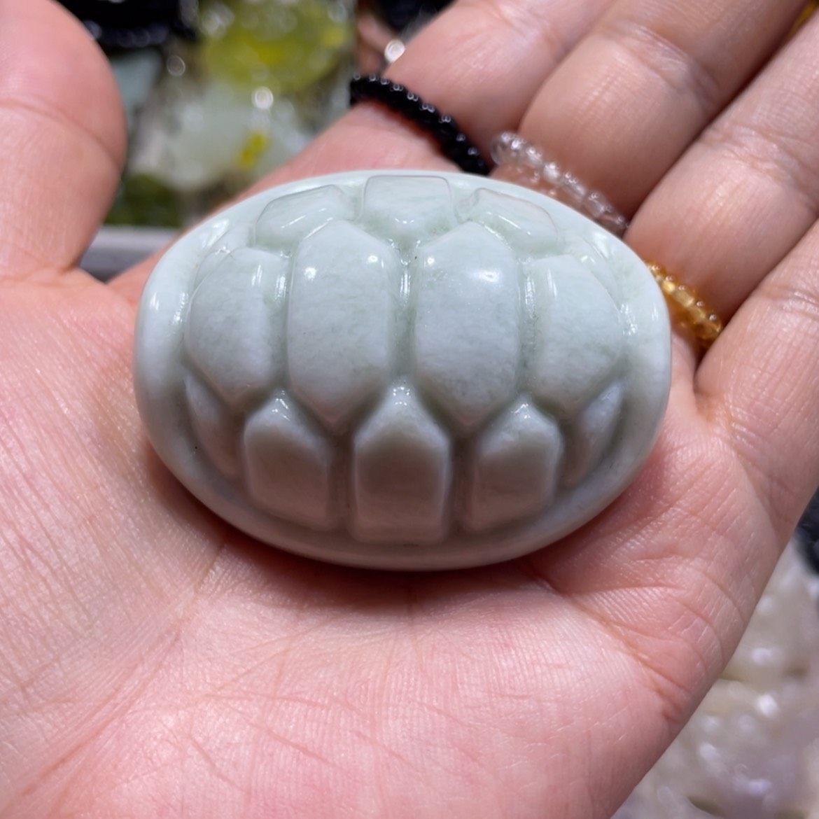 【闪购商品】岫玉颈饰未镶嵌30手把