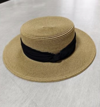 巴拿马平顶新款草帽洋气沙滩帽牛仔潮流帽子时尚百搭女户外夏季