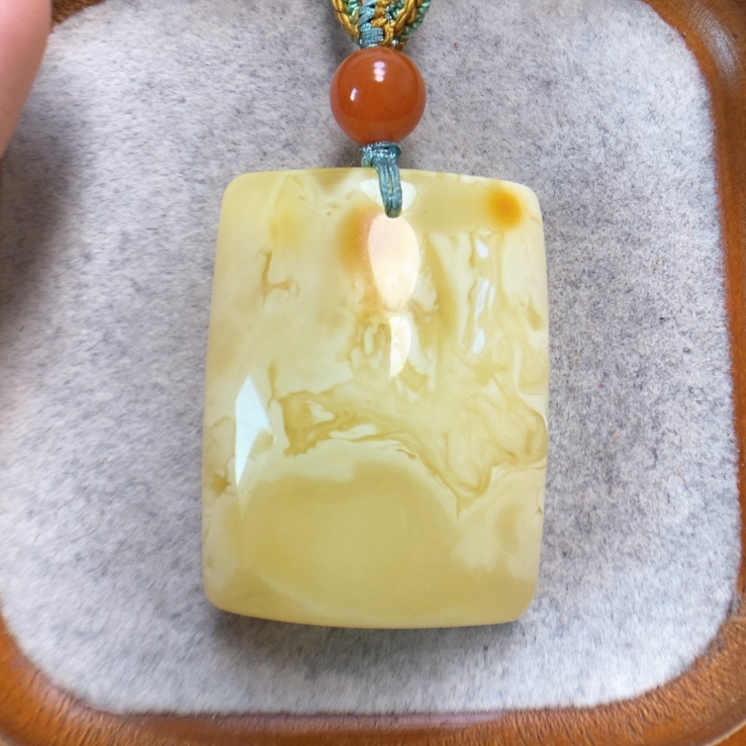 蜜蜡项链未镶嵌蜜蜡吊坠