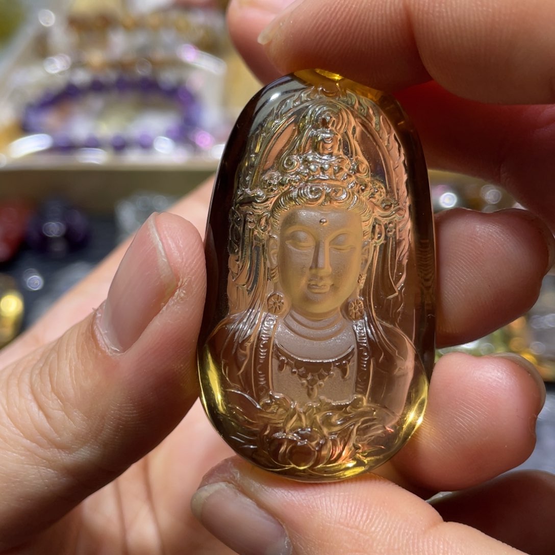 水晶颈饰未镶嵌定制