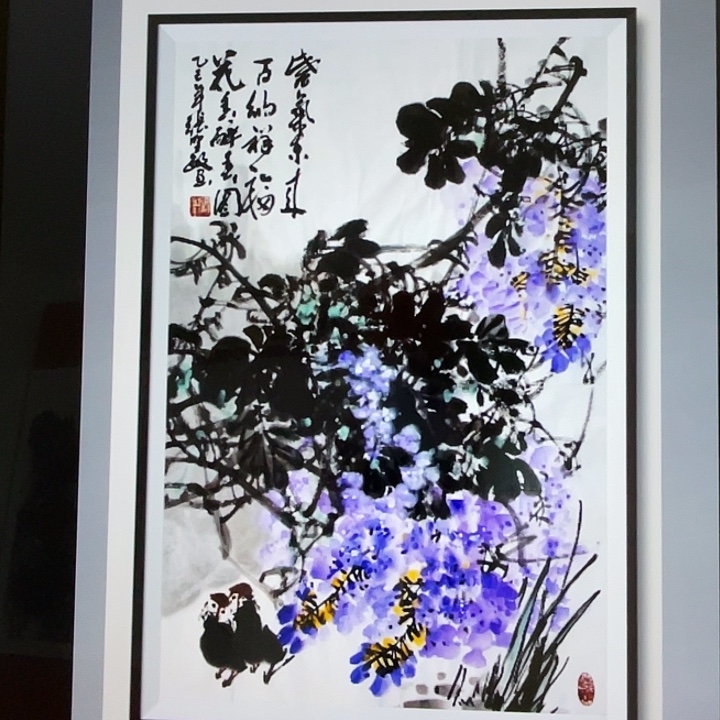 国画张圣敏先生纯手绘作品