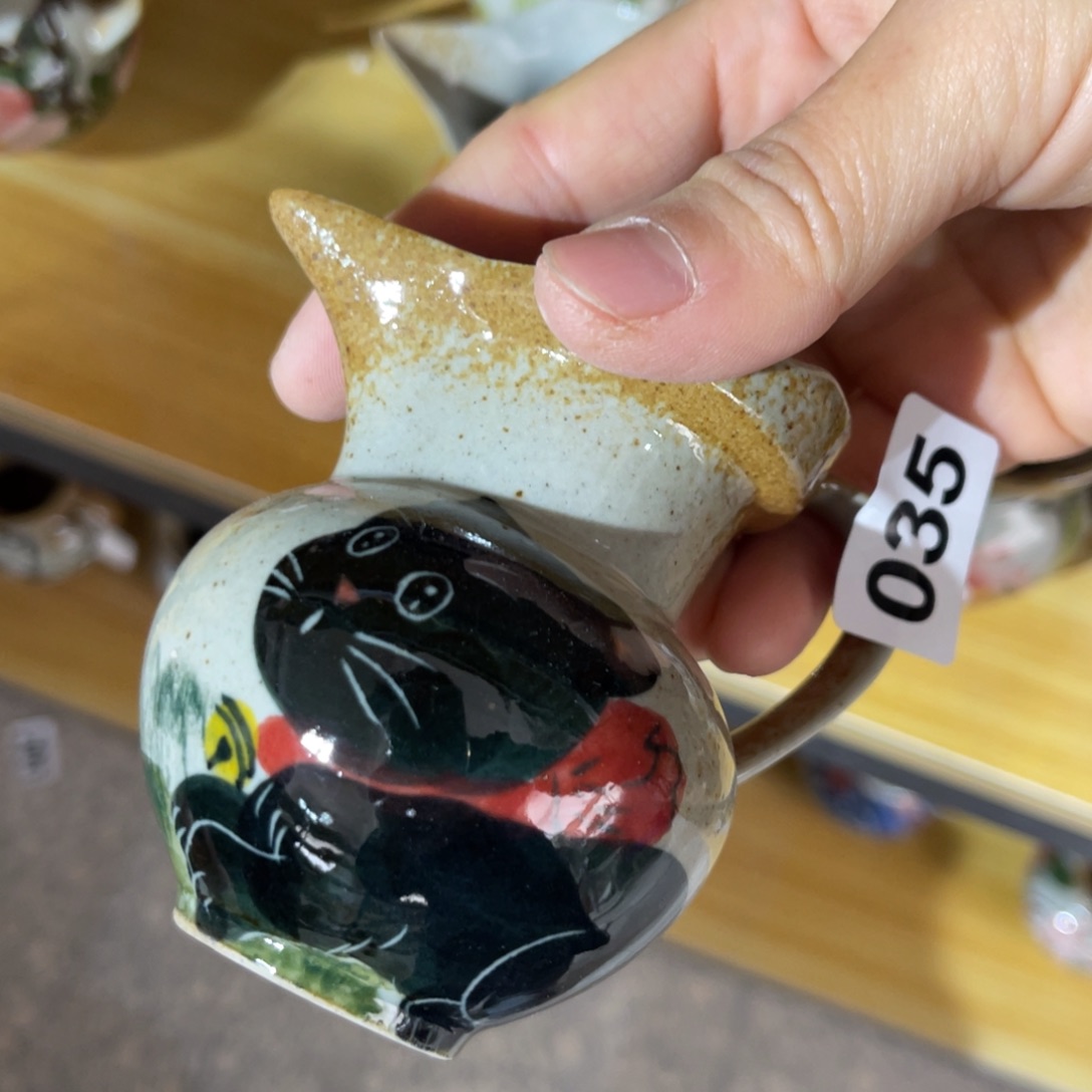 杯素浅陶瓷手工手绘