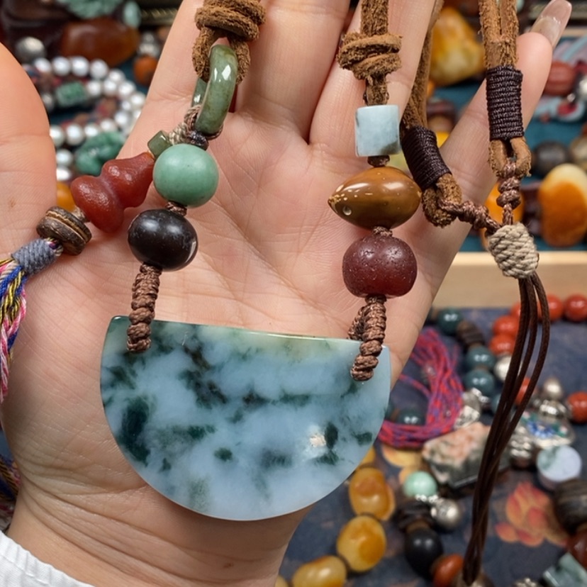 【闪购商品】翡翠颈饰未镶嵌项链