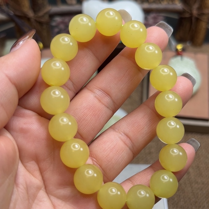 和田玉未镶嵌手链