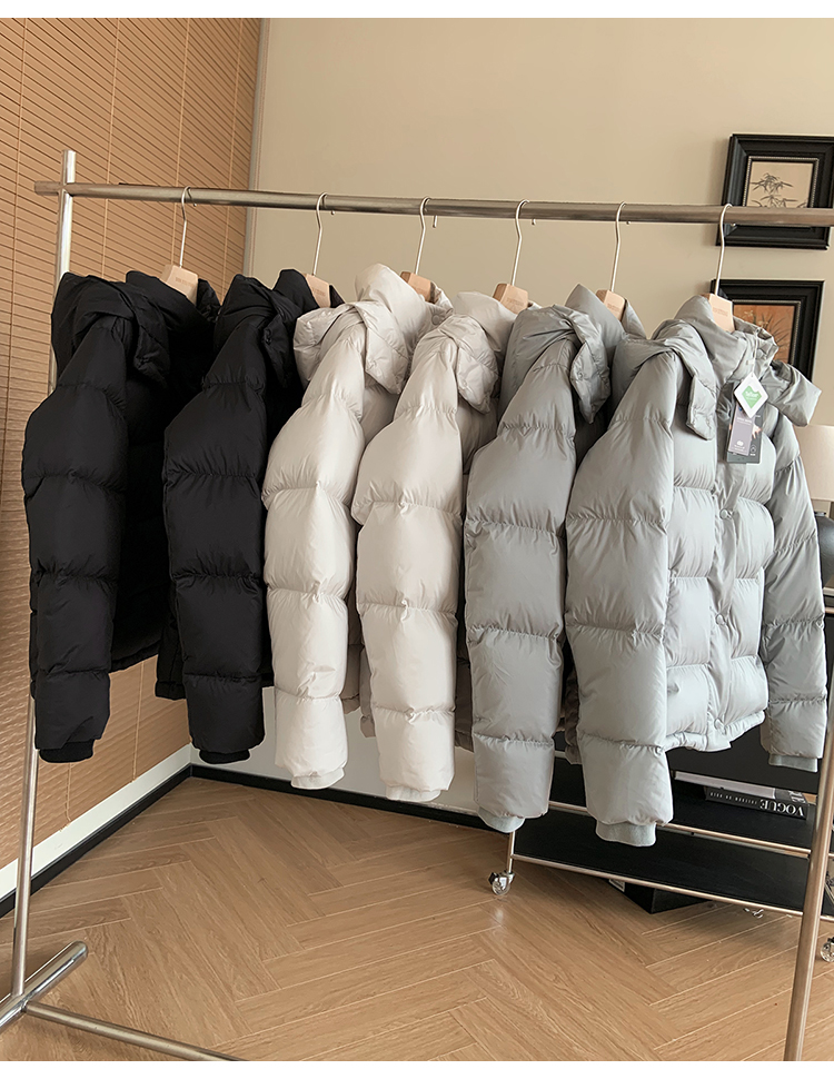 可脱卸连帽五格90鸭绒2025秋冬三防面料加厚超保暖女羽绒服外套