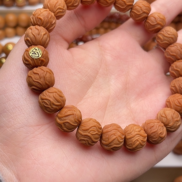 猴头核桃吊坠二等单标款小毒液11mm