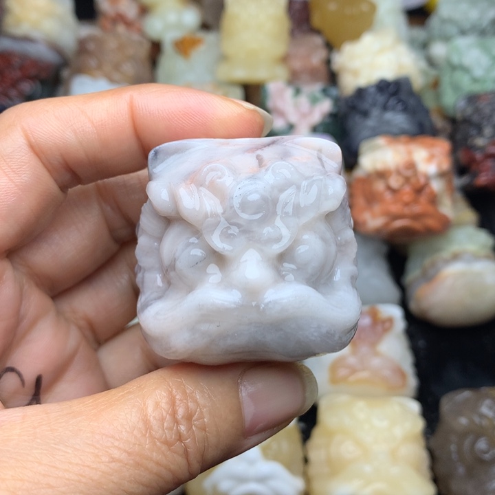 玛瑙/玉髓合金挂件