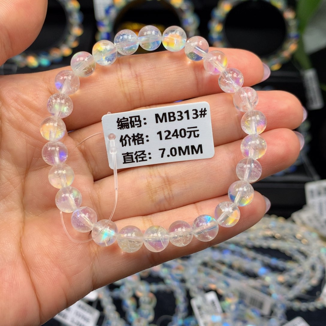 月光石手串未镶嵌秋**羽MB313#7.0mm