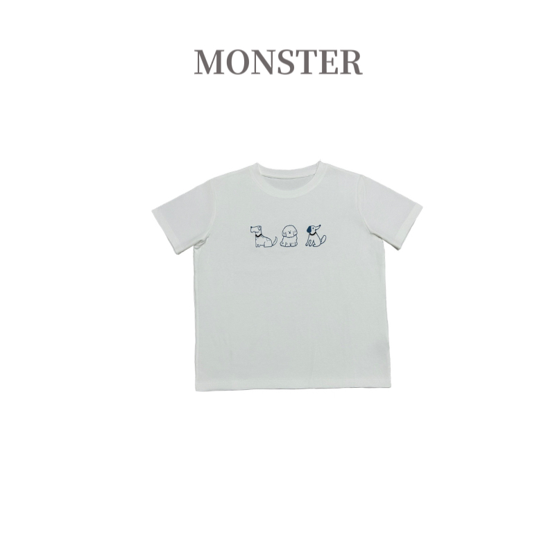 小众精致 趣味卡通手工珠链女短袖T恤 B00971