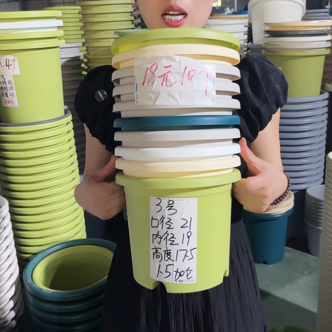 微瑕3#口径21高17无拖纯白10个