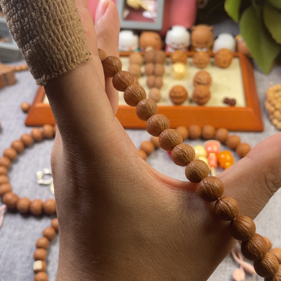 吊坠猴头核桃原皮凤羽10+体验款要求规整度勿拍