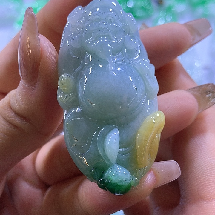 翡翠未镶嵌颈饰天然翡翠A货吊坠
