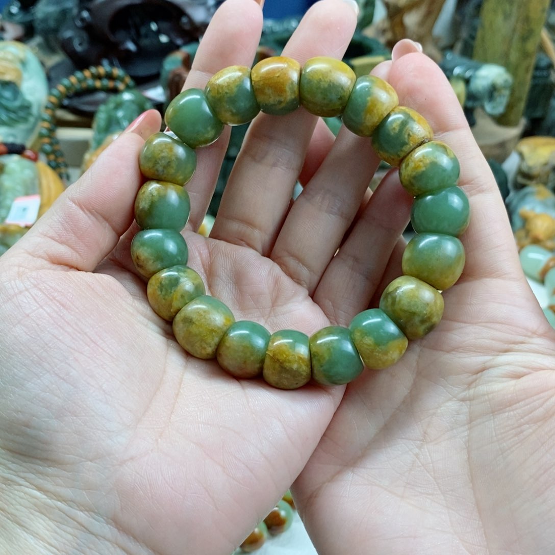 透闪石质玉手链未镶嵌佛****