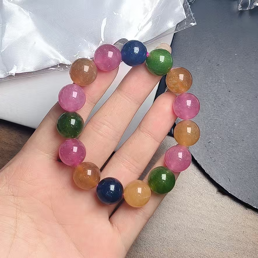 （聚宝严选）A196彩虹14手串妈妈款时尚精致精美百搭