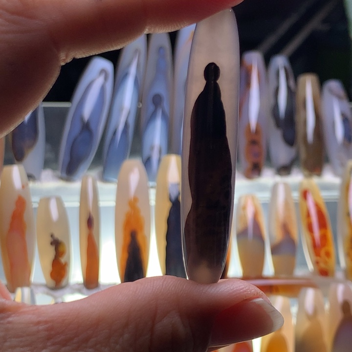 玛瑙/玉髓颈饰未镶嵌142