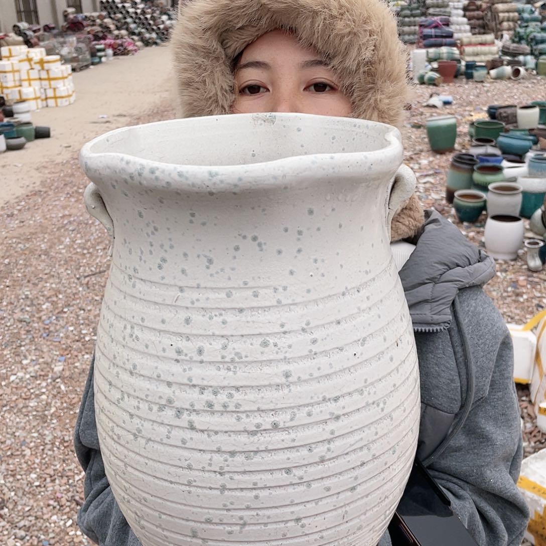 红陶王嫂花盆0123-189