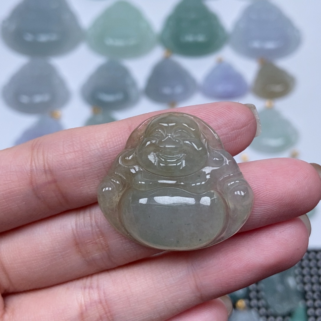 翡翠未镶嵌颈饰天然缅甸翡翠A货