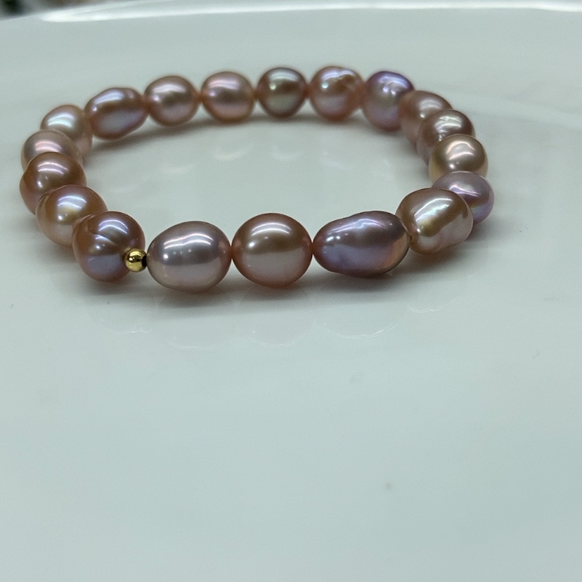 【闪购商品】淡水珍珠手链银S925镶嵌