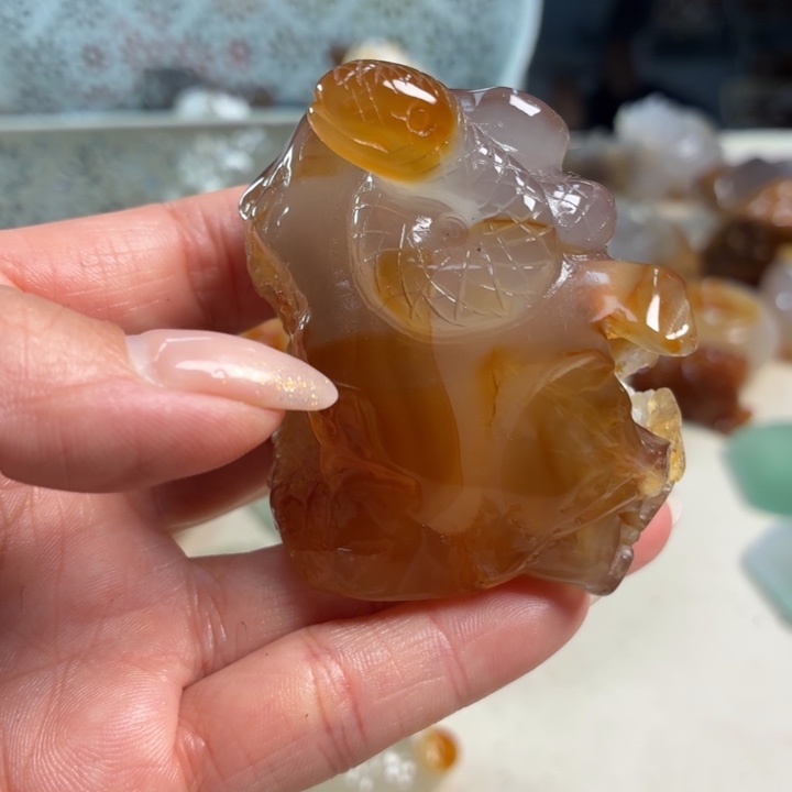 玛瑙/玉髓未镶嵌吊坠(不含链)