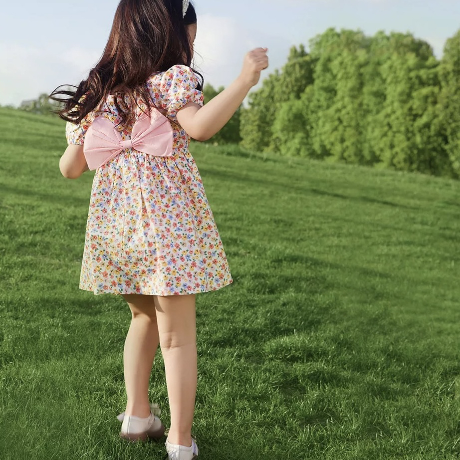 9C公主裙小清新裙子女碎花时尚连衣裙夏季8722