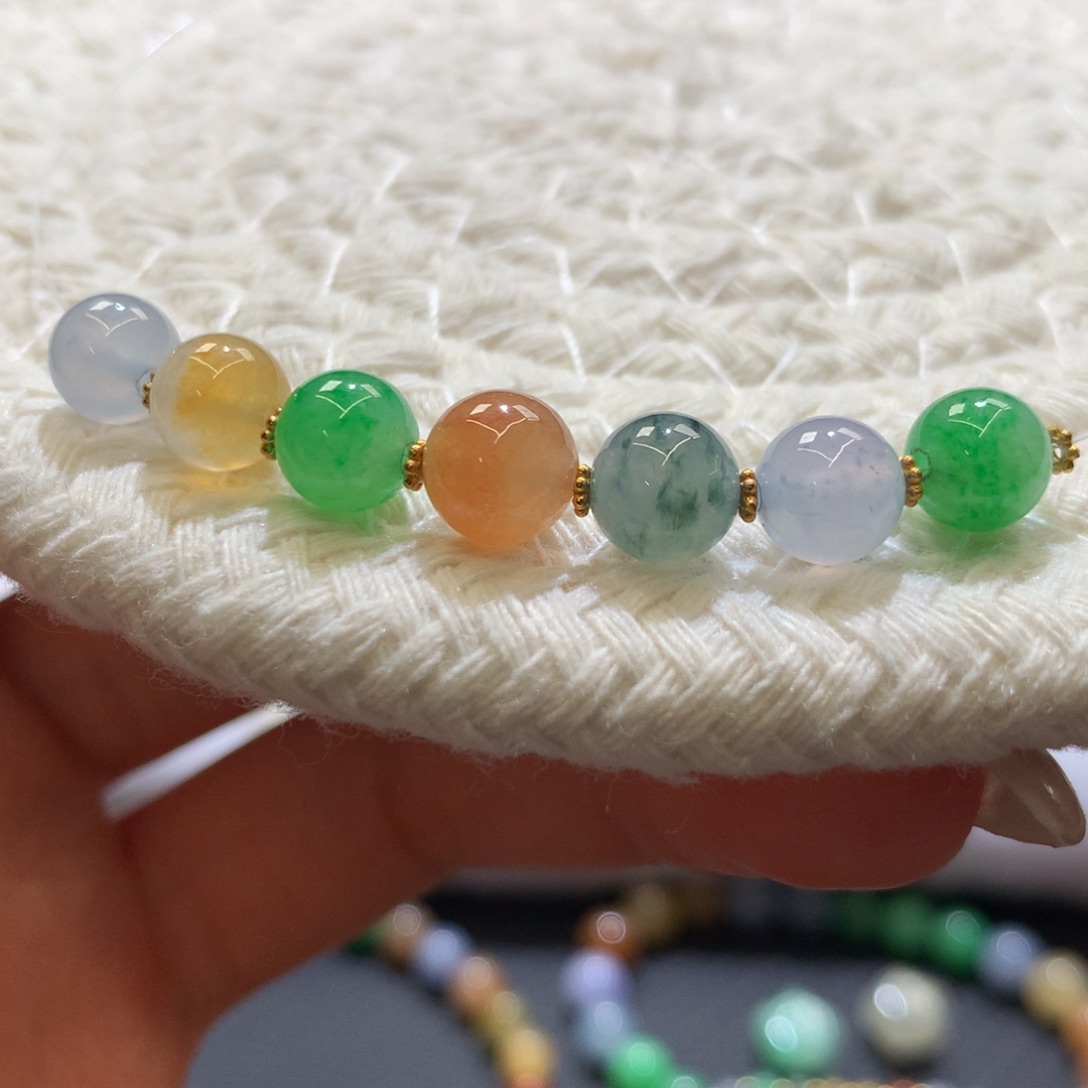 定制翡翠未镶嵌 毛货抛光定制 搭配参考 可单出