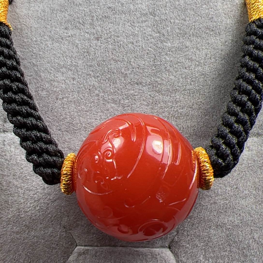 南红玛瑙珠子未镶嵌