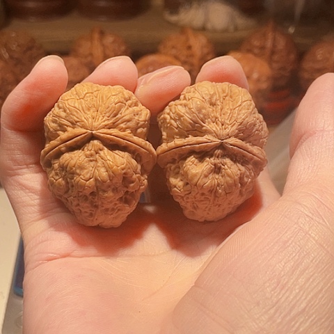 把件文玩核桃十八包带彩41