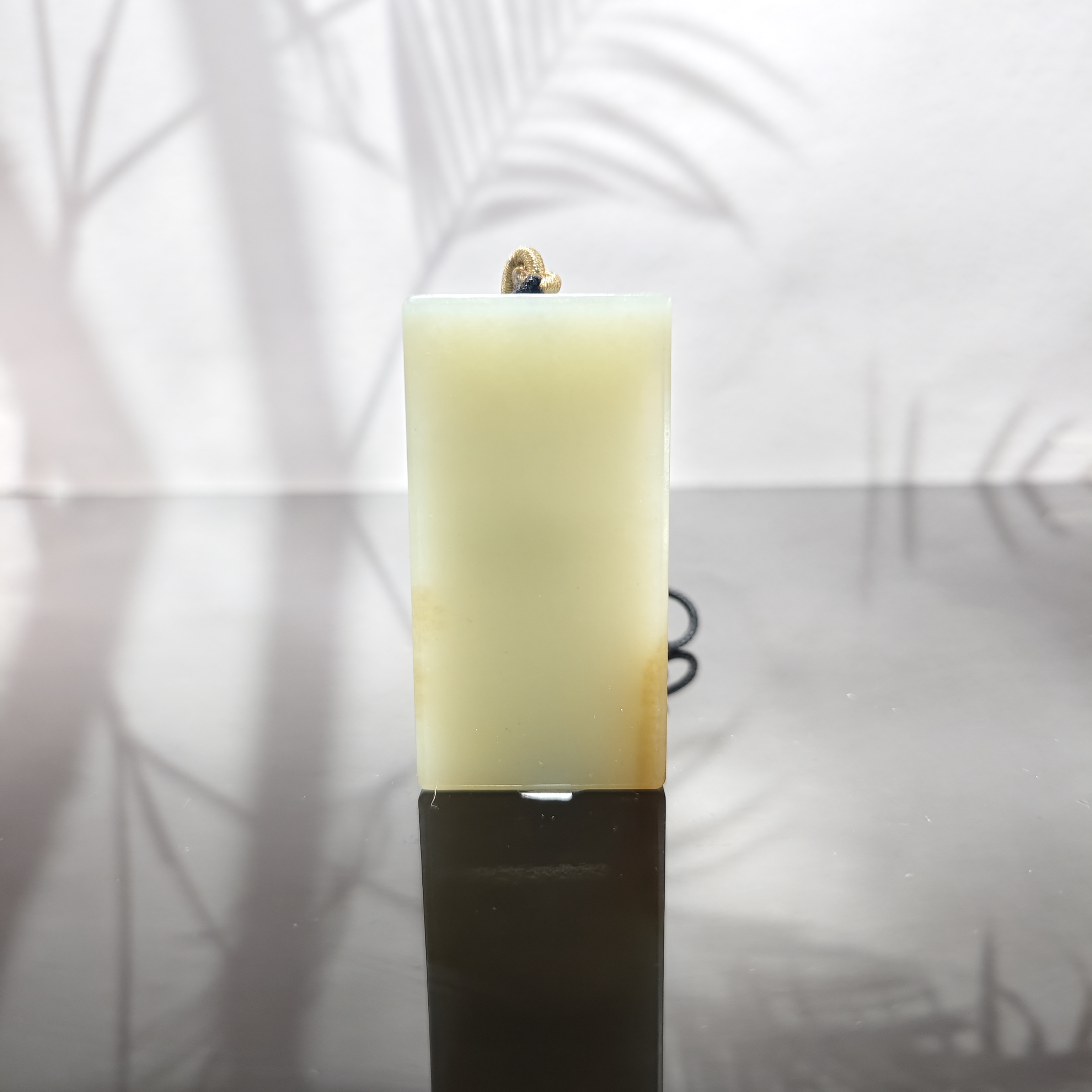 S和田玉无事牌吊坠（金山料）0682