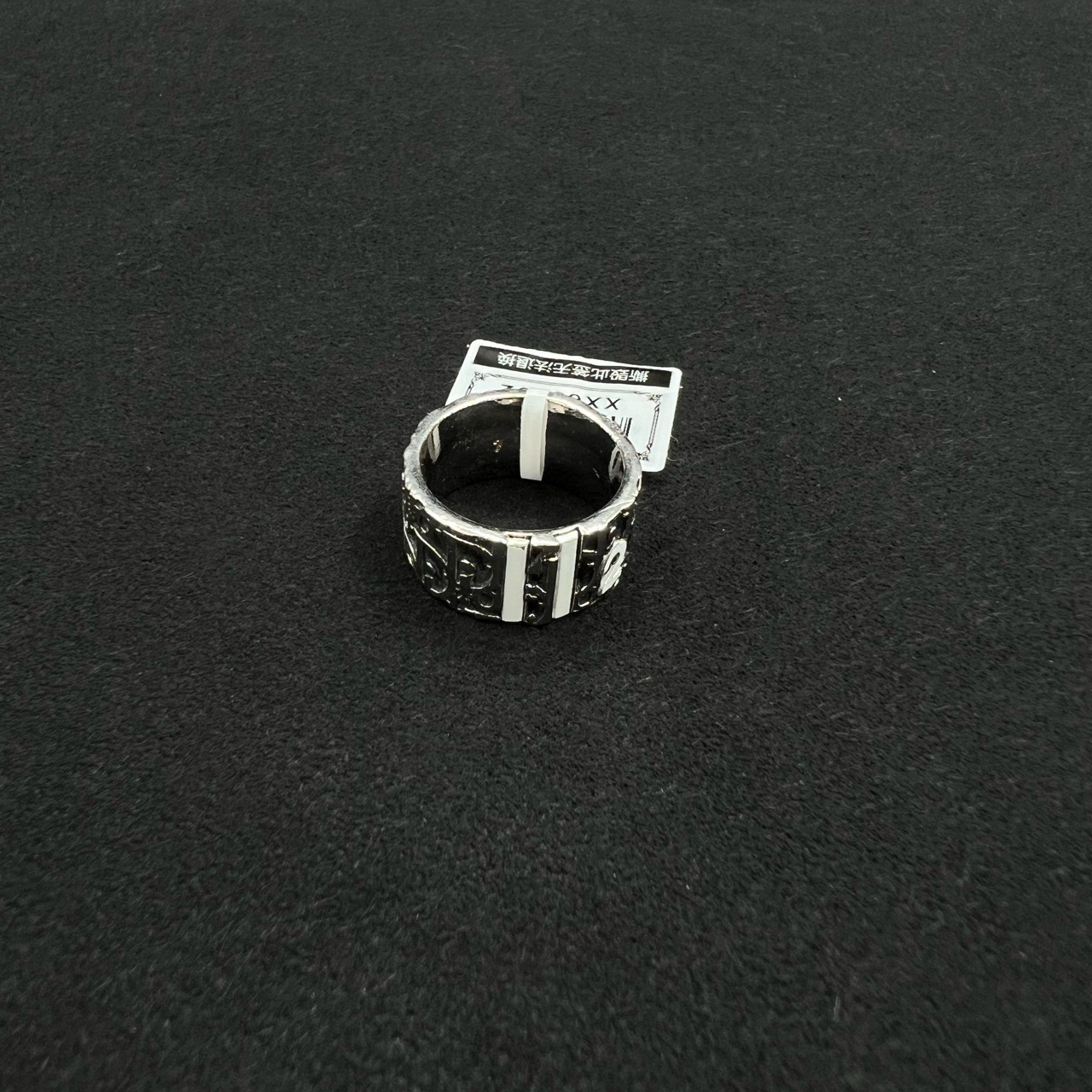 Dior 迪奥 中古浮雕logo戒指 尺码如图/95新/4500/无配件