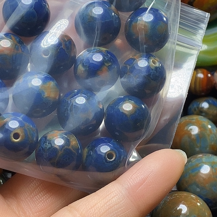 绽***花玛瑙/玉髓未镶嵌颈饰