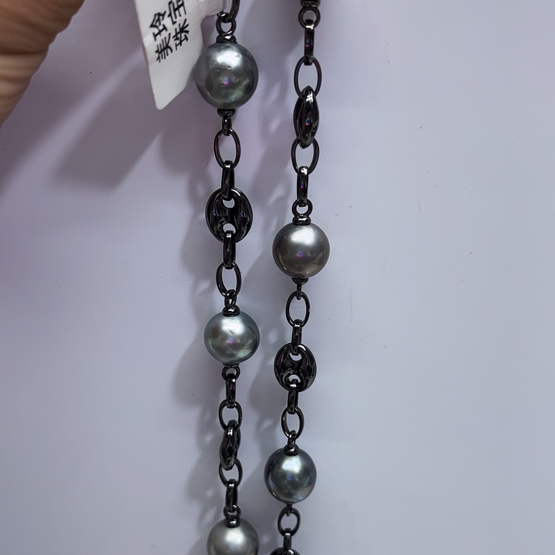 海水珍珠颈饰银S925镶嵌