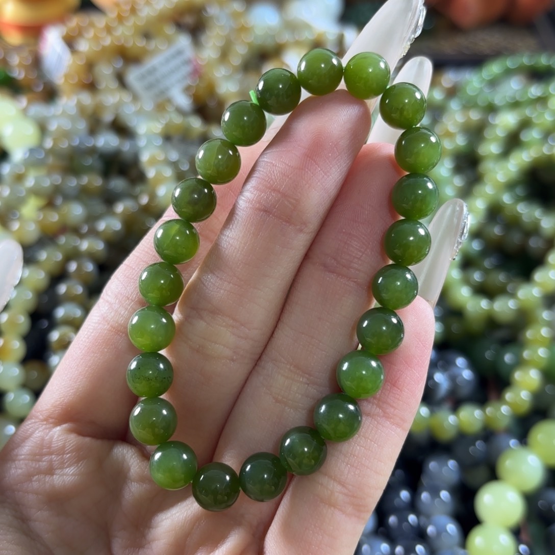 和田玉未镶嵌手链32