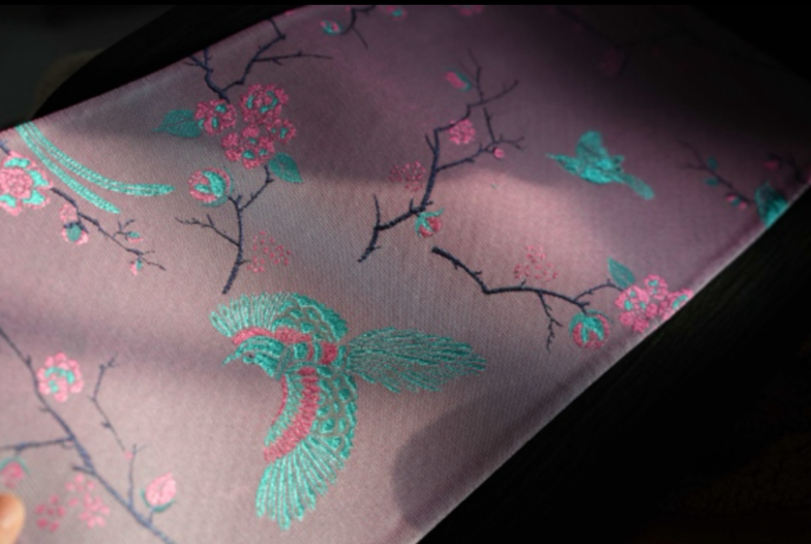 高端双面香云纱喜上眉梢茶席干泡垫