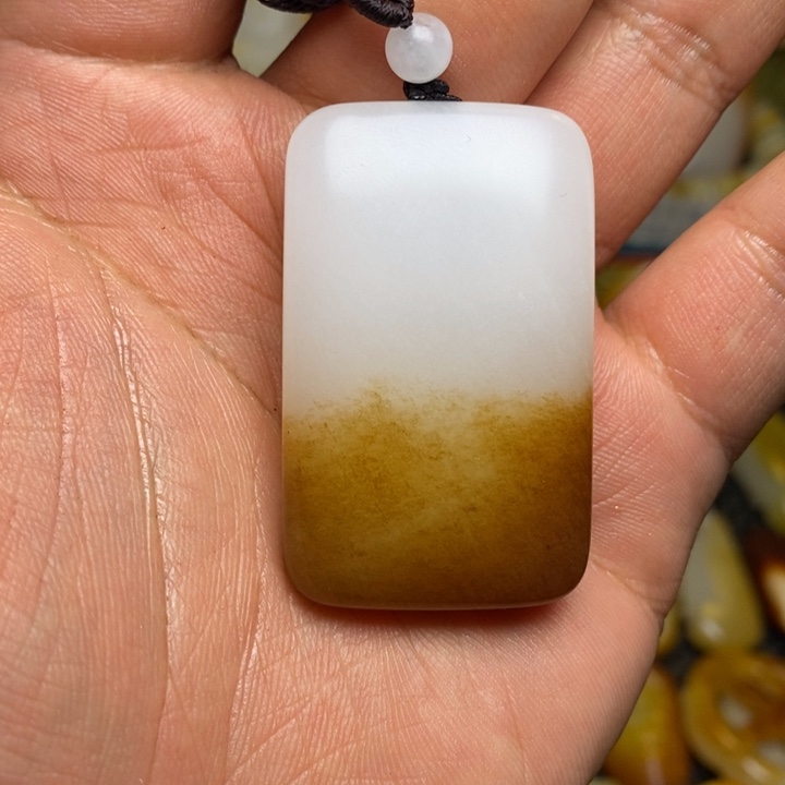 风***鱼和田玉未镶嵌吊坠(赠链)