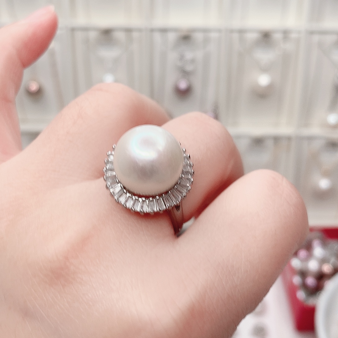 合金淡水珍珠吊坠(赠链)