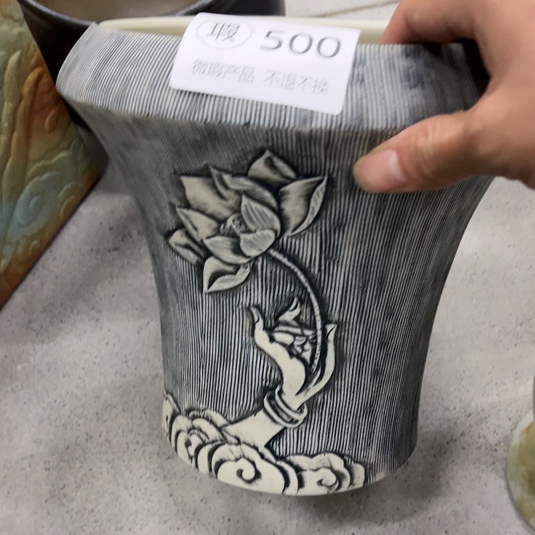 瓷片500口19高22一个装、