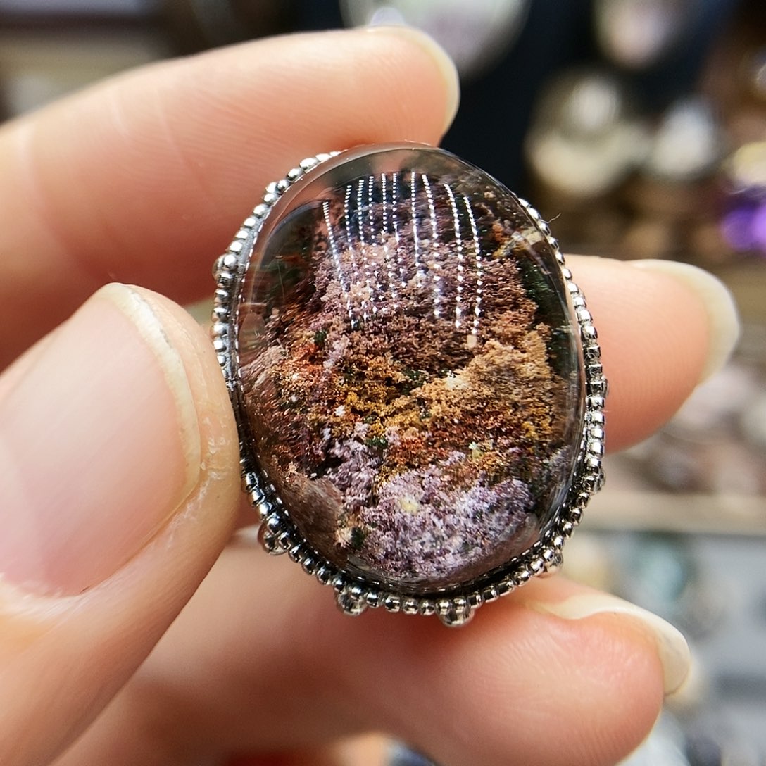 水晶项链银S925镶嵌丢***丢