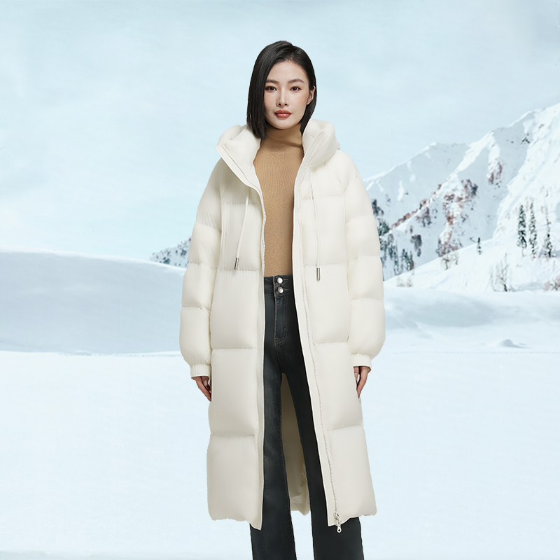 【丽公主专属】AIMISS泡芙女神系列中长款时尚鹅绒服 A069031