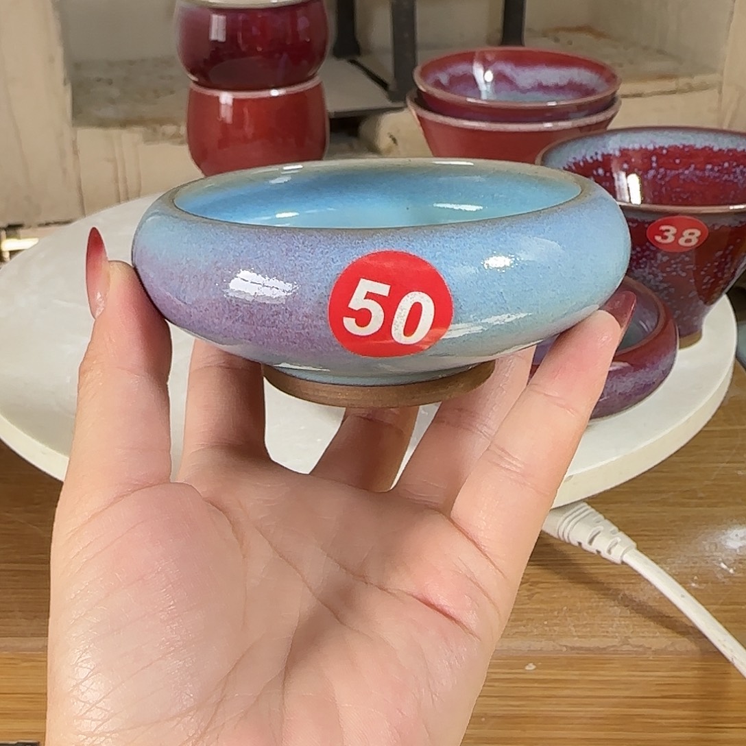 陶摆件郑家钧窑摆件