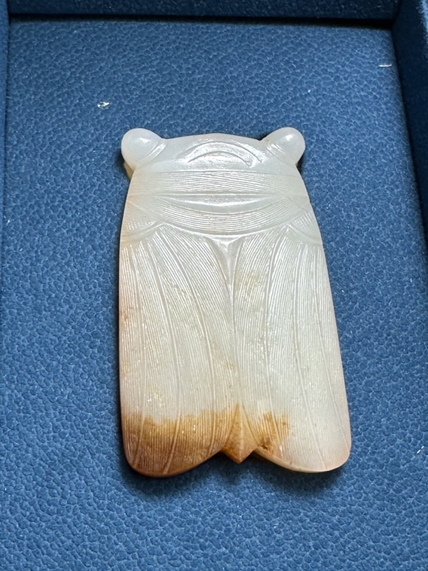 和田玉蝉吊坠挂件