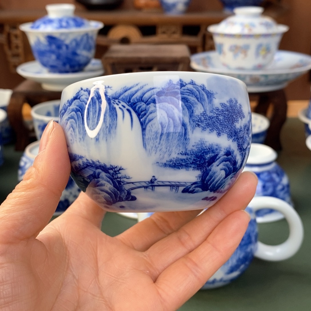 杯景德镇陶瓷手工手绘