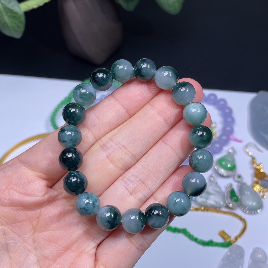 翡翠手链未镶嵌手串