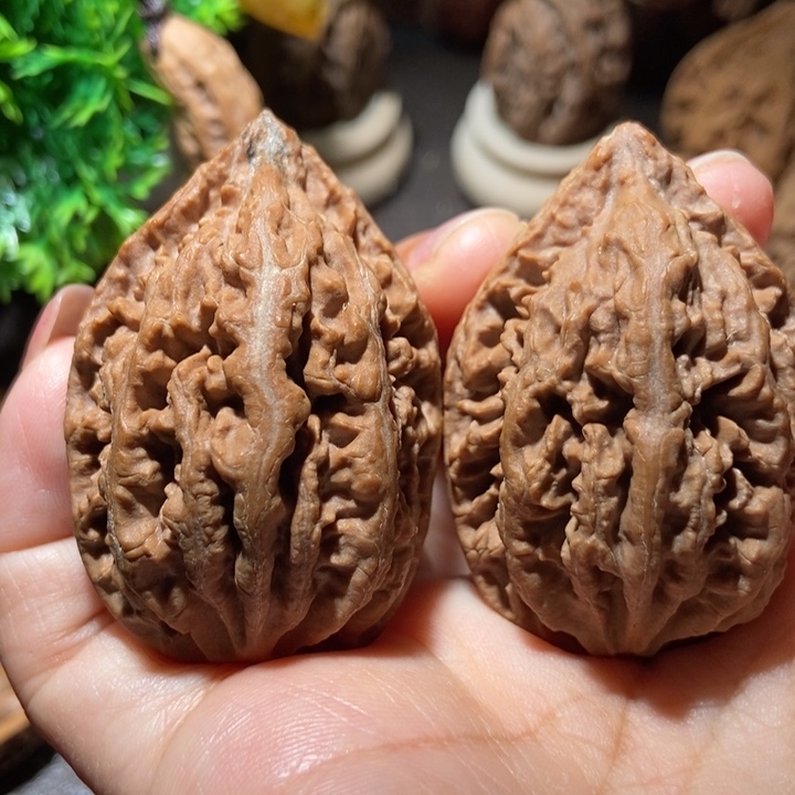 把件文玩核桃东北楸子小雪9