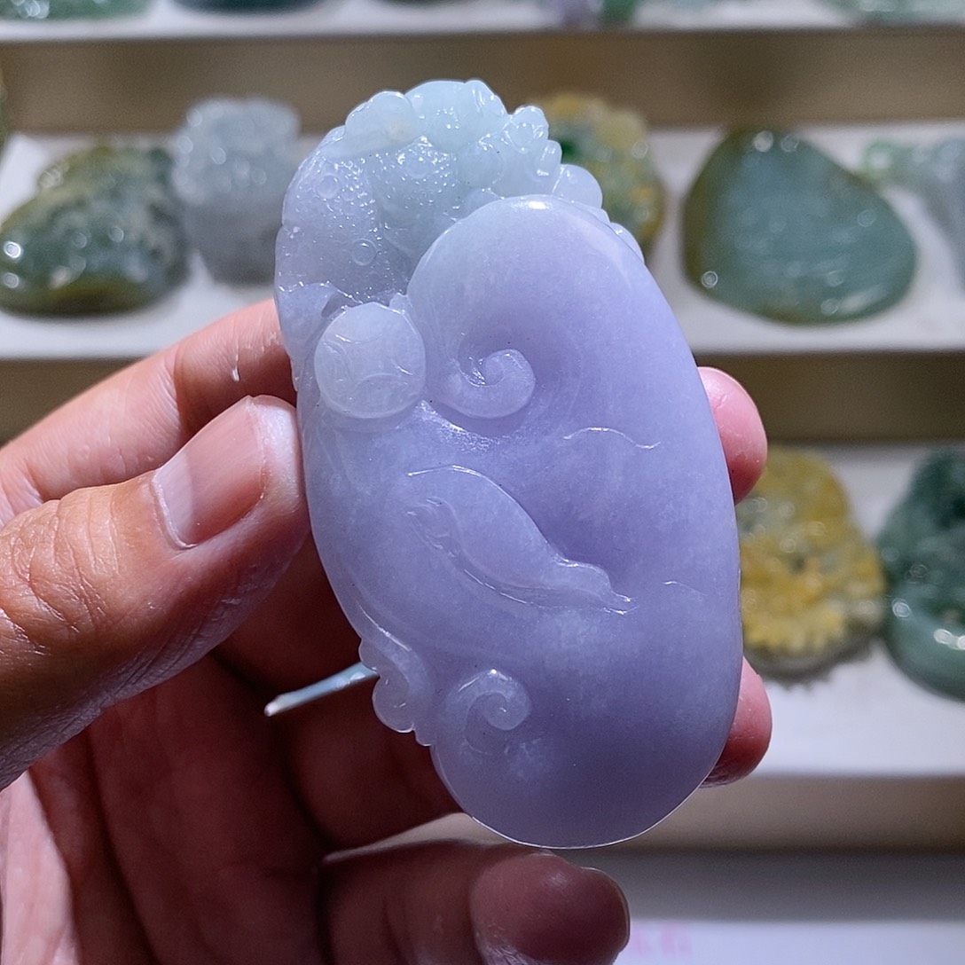 【闪购商品】翡翠颈饰未镶嵌如意