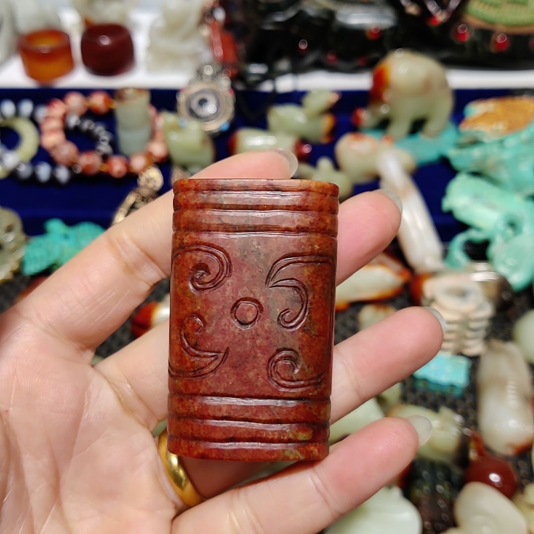 和田玉（糖玉）未镶嵌车挂